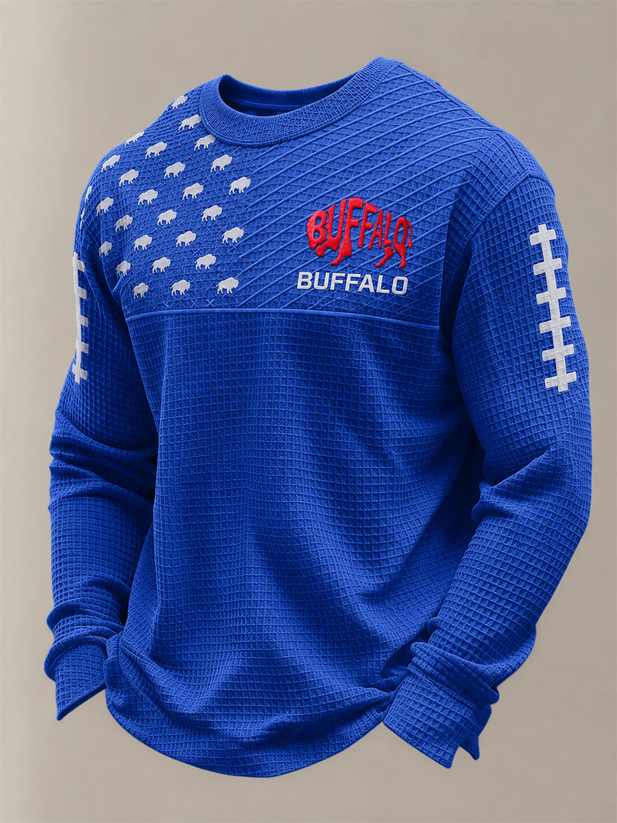 Men's Long-Sleeved Football Fan Top