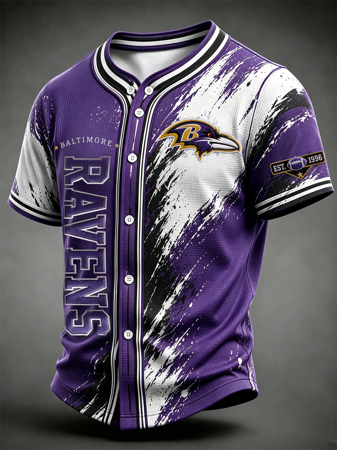 Men's Football Fan Print Sports Jersey