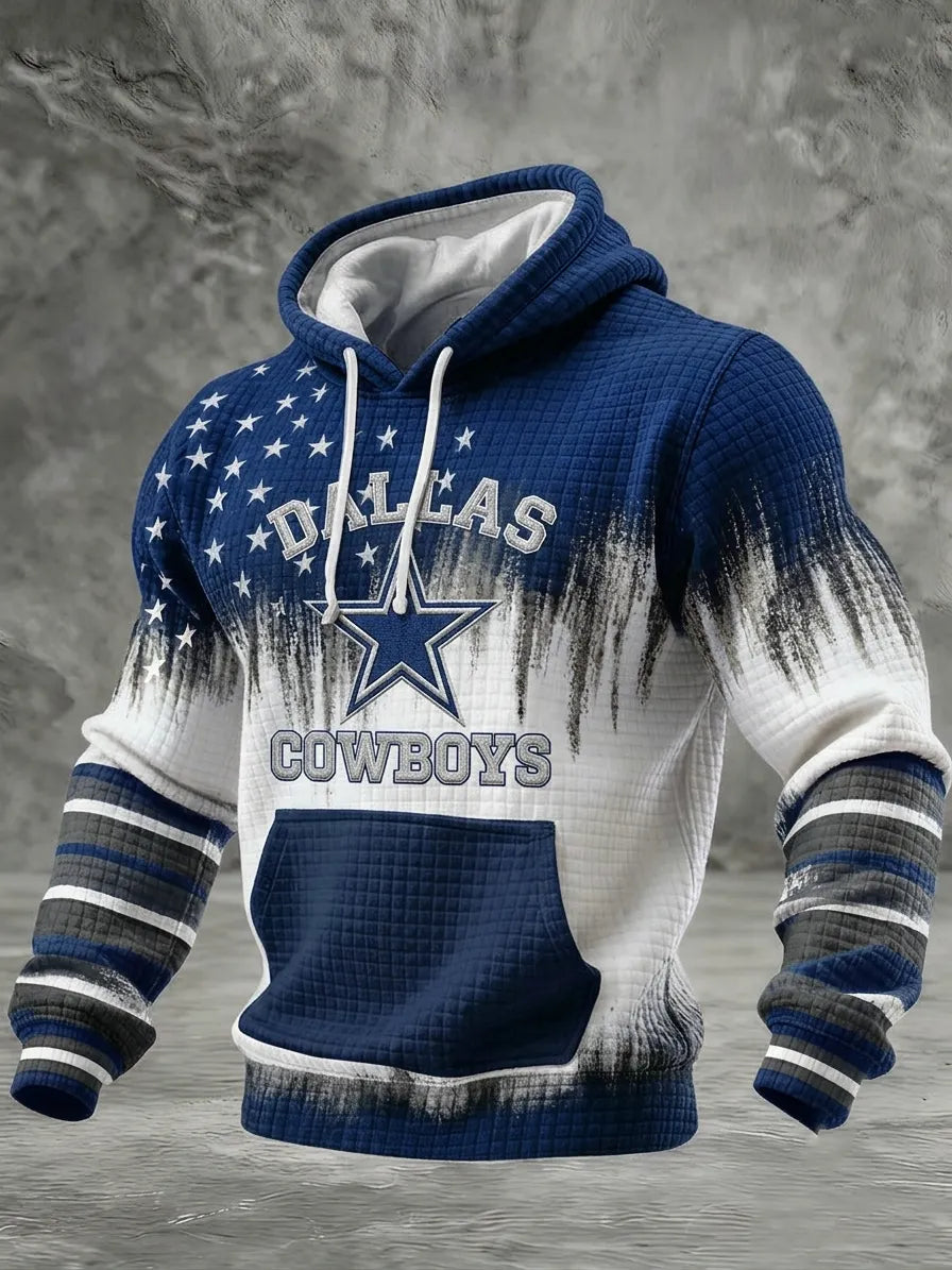 Men's Football Print Sweatershirt