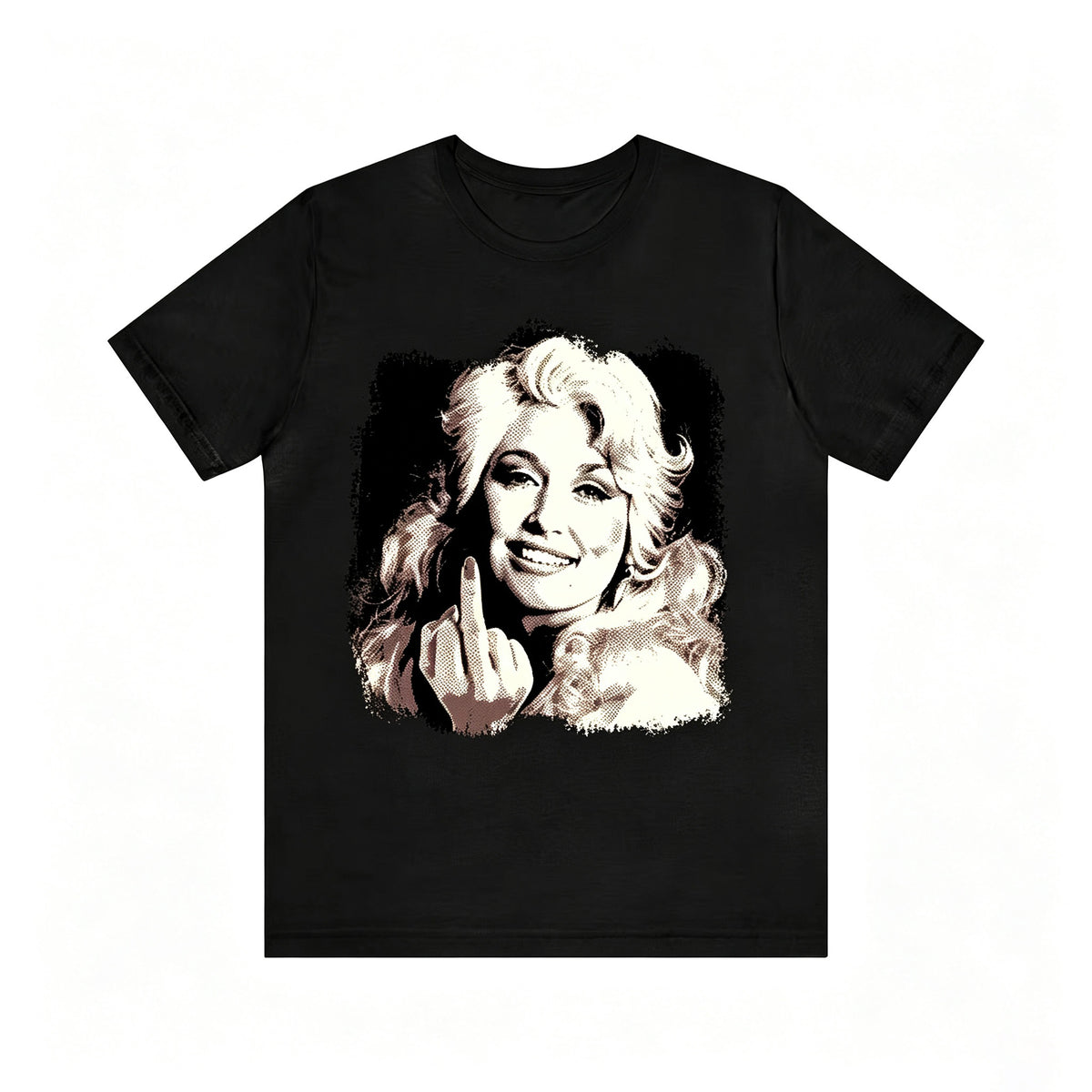 Vintage Distressed Country Singer Bold Print T‑Shirt