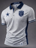 Men's Football Short-Sleeve Polo Shirt