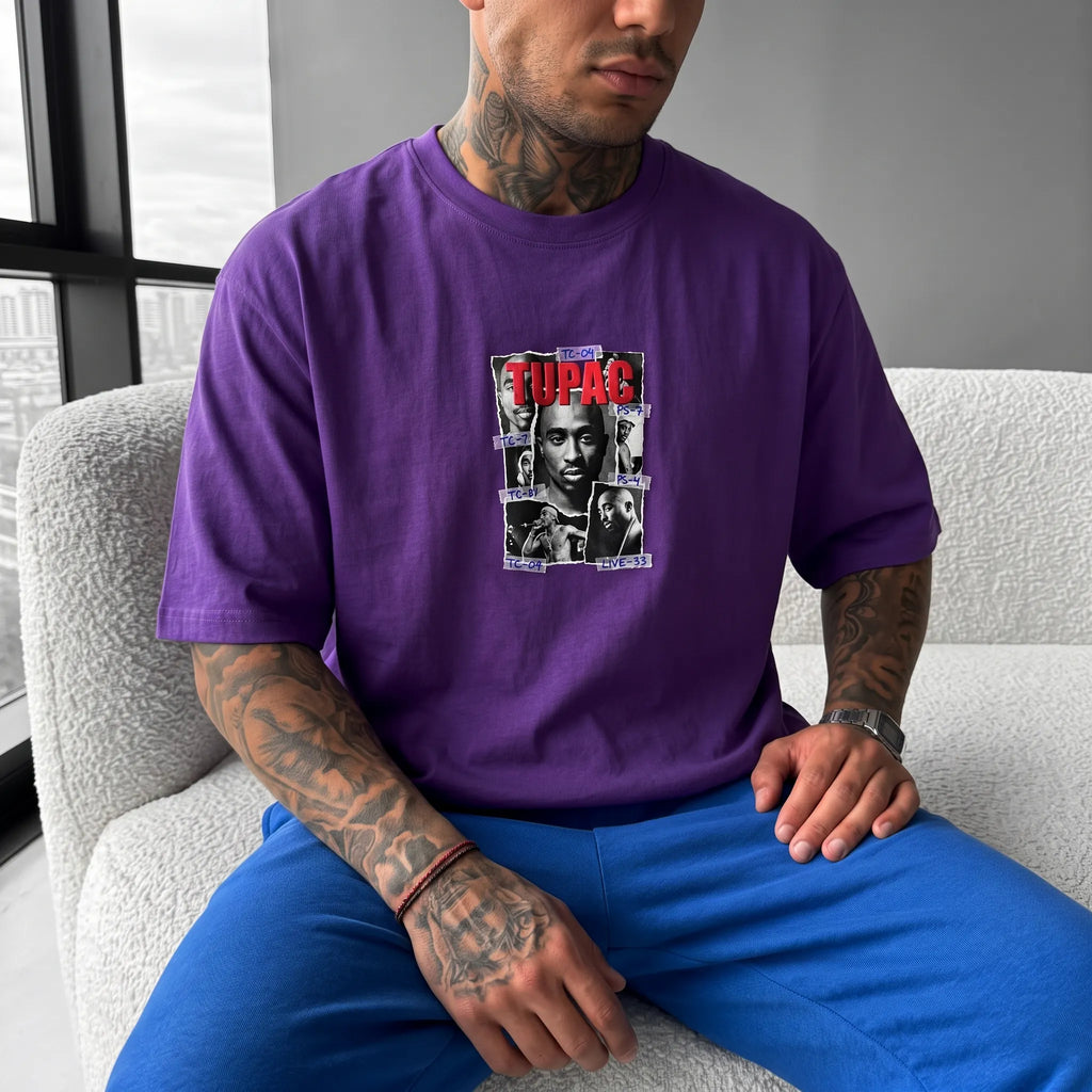 Unisex West Coast Legend Print Short-Sleeve T-Shirt