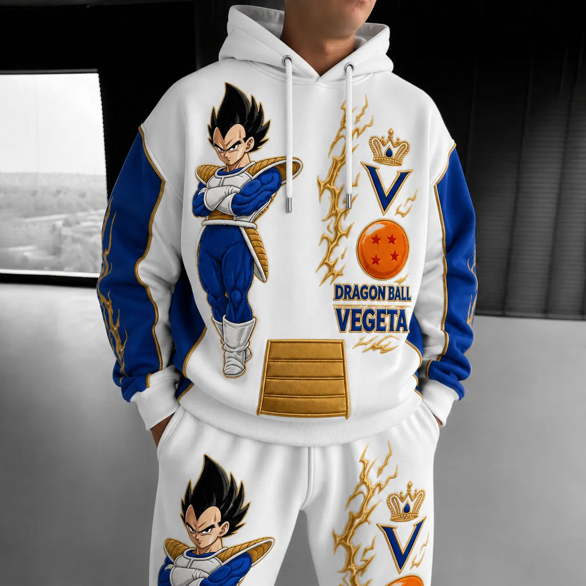 Anime-print Hoodie