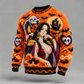 Anime Character Graphic Knitted Pullover Sweater