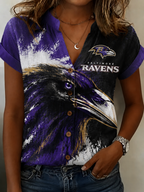 Women's Football Print Shirt