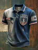 Men's Classic Textured Football Polo