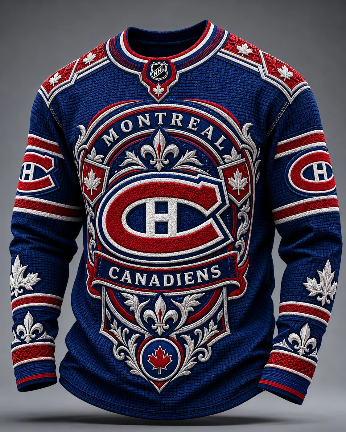 Men's Hockey Print Sweatshirt