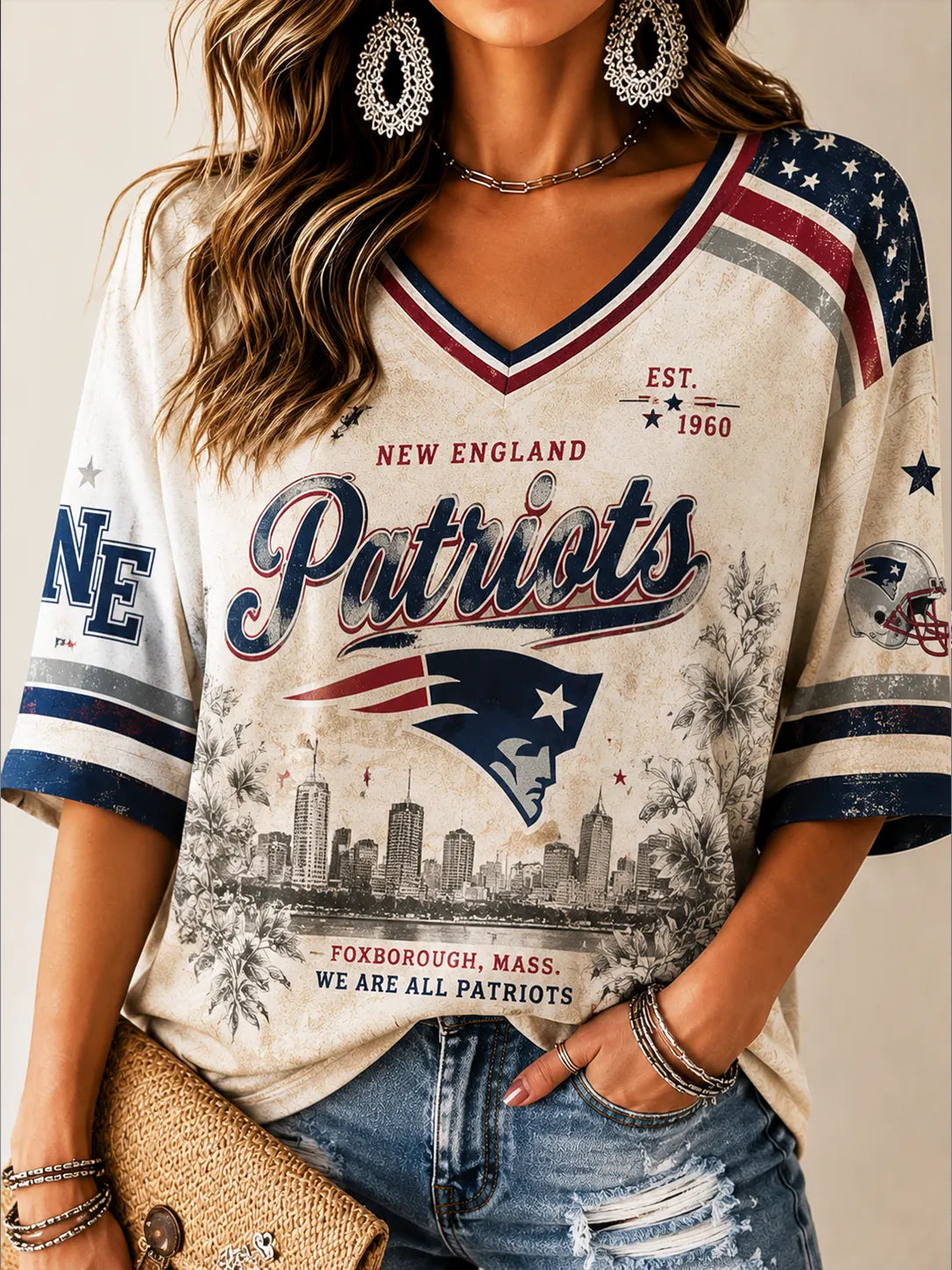Women's V-Neck Top