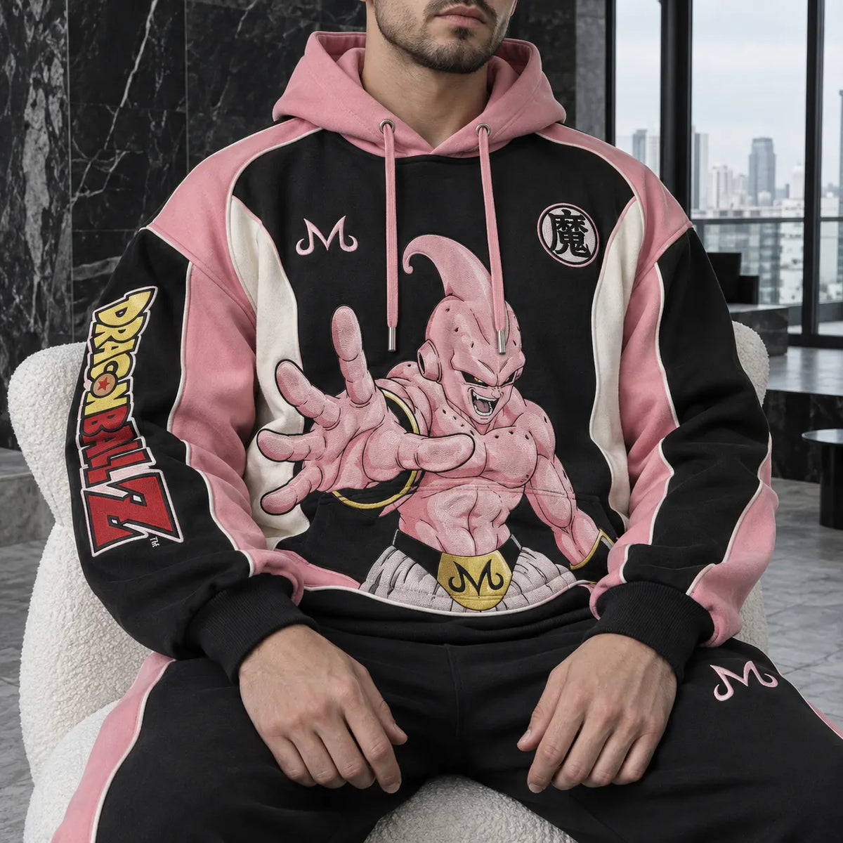 Unisex Oversized Casual Anime-print Hoodie