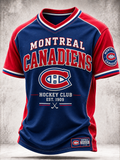 Men's Ice Hockey Fan Print Sports Jersey