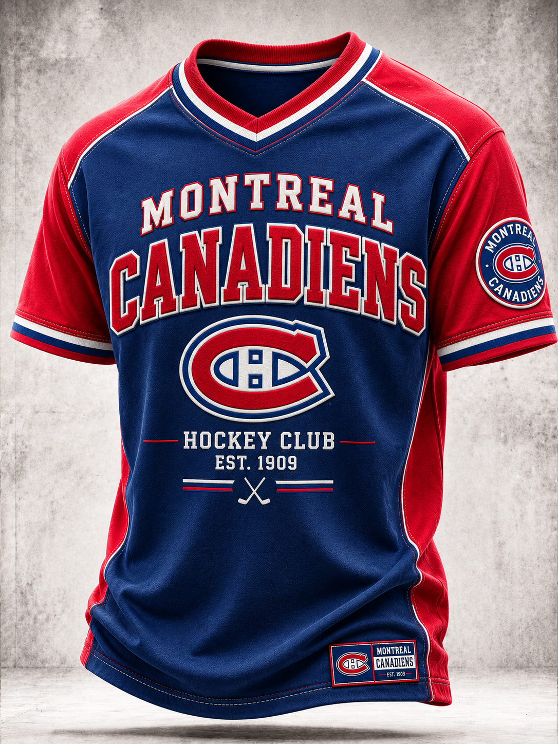 Men's Ice Hockey Fan Print Sports Jersey
