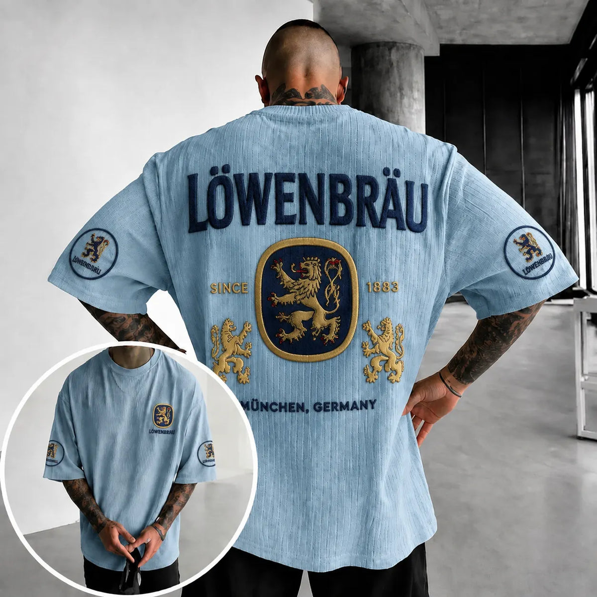 Men's Beer Print T-Shirt
