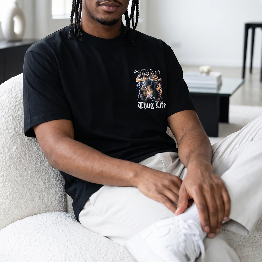 Unisex West Coast Legend Print Short-Sleeve T-Shirt