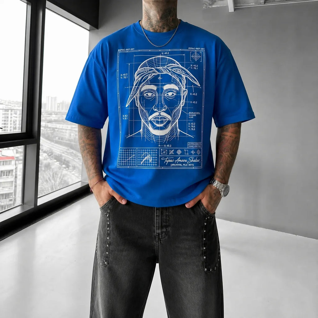 Unisex West Coast Legend Print Short-Sleeve T-Shirt