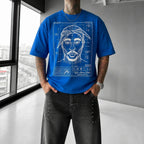 Unisex West Coast Legend Print Short-Sleeve T-Shirt