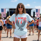 Retro 1776 Bald Eagle 250th Anniversary American 4th of July T-shirt