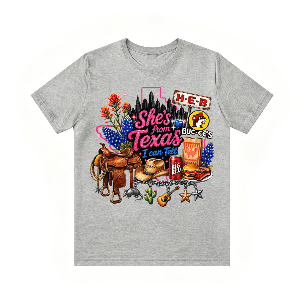 She's From Texas I Can Tell Shirt