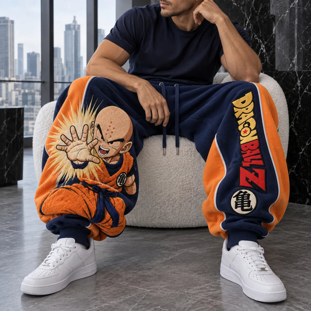 Unisex Loose-fit Casual Lantern-style Sweatpants