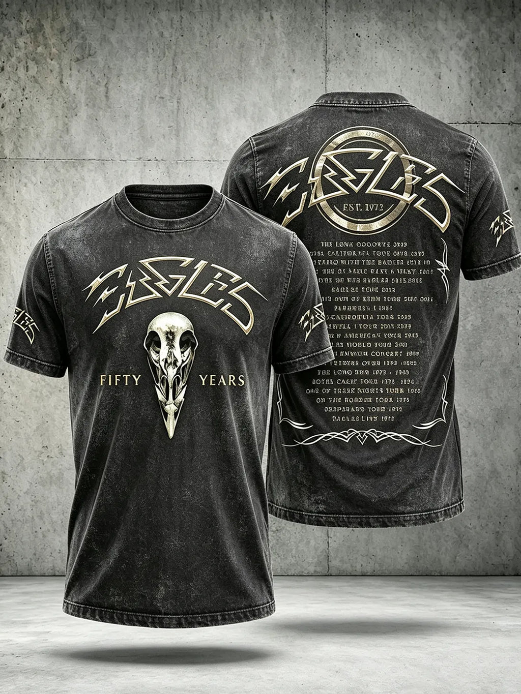 Men's Music Print T‐Shirt