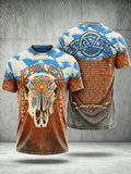 Men's Music Print T‐Shirt