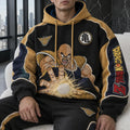 Unisex Oversized Casual Anime-print Hoodie