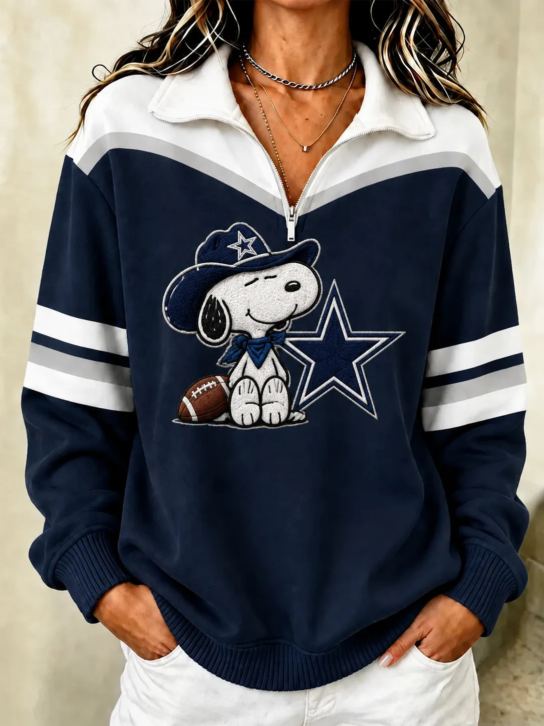 Women's Cartoon Print Sweatshirt