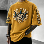 Unisex Anime-Style Retro Oversized T-Shirt