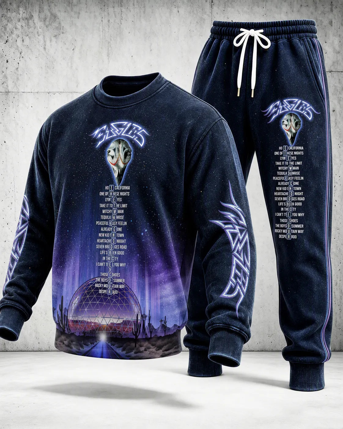 Men's Music Graphic 2‐Piece Set