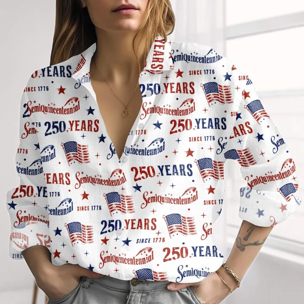 Ladies' 250Th Anniversary Celebration Collar Shirt