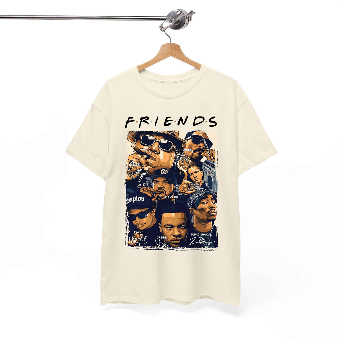 Rapper All Star Friends Funny Hip Hop T-shirt