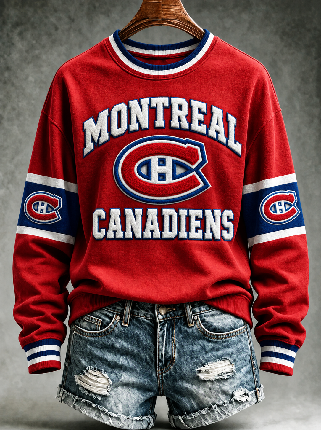 Women's Ice Hockey Print Sweatshirt