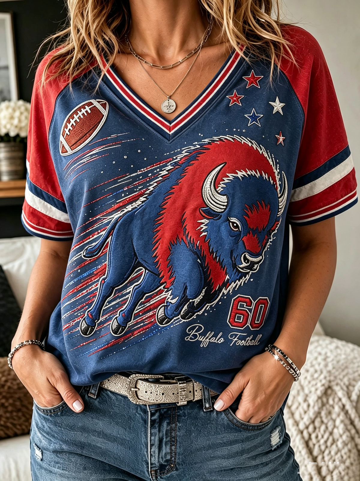 Women's Football T-Shirt