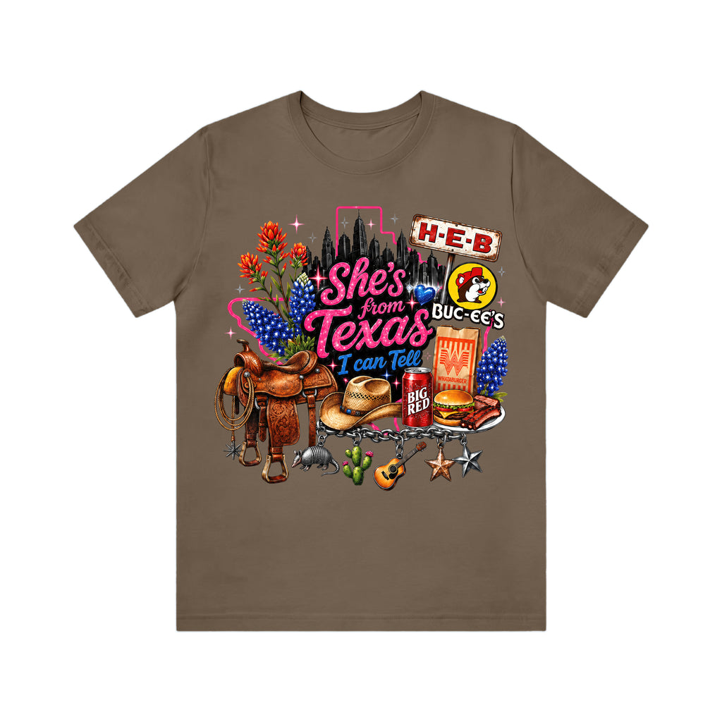 She's From Texas I Can Tell Shirt