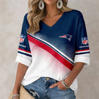 Women's Football Print Top