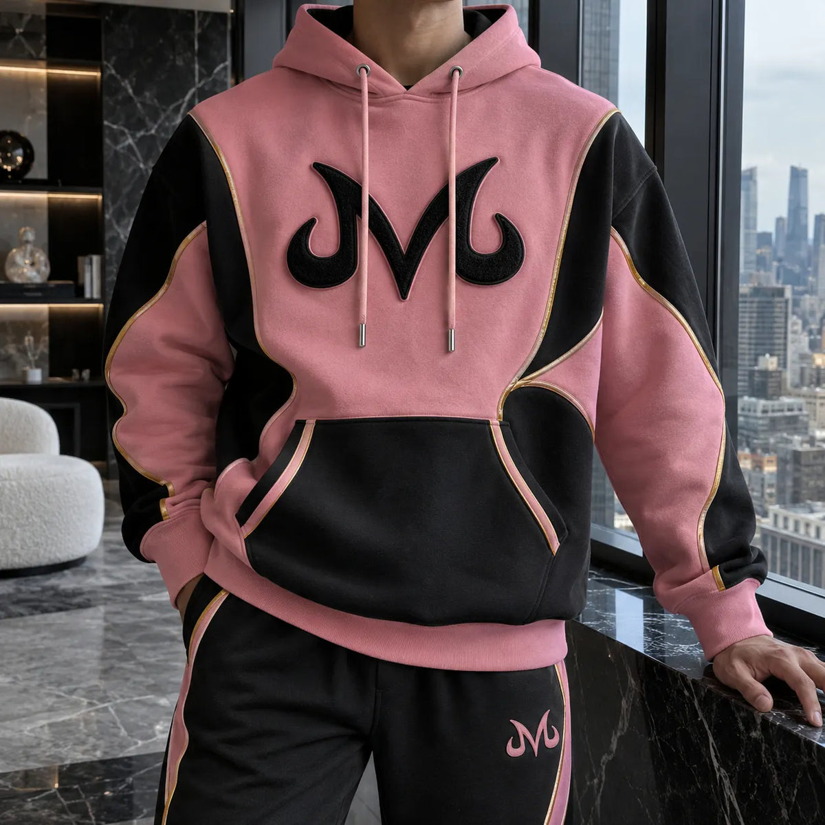 Unisex Oversized Casual Anime-print Hoodie