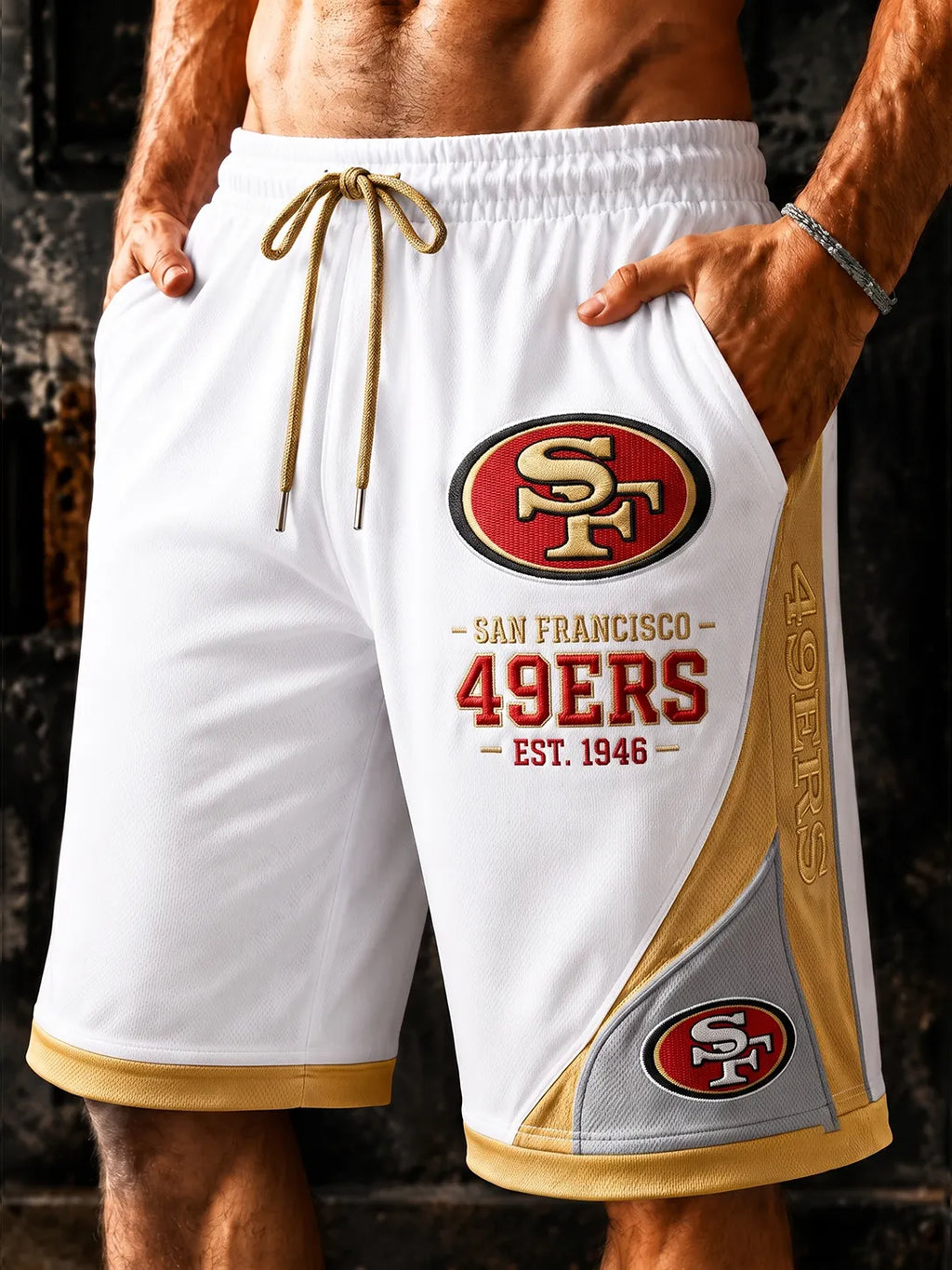 Men's Casual Athletic Drawstring Shorts