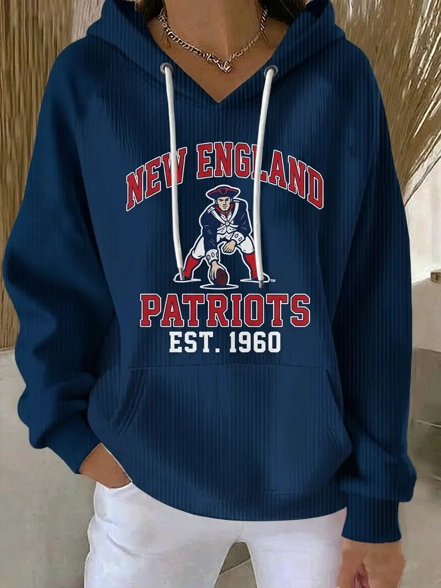 Women's Football Long-Sleeve Hoodies