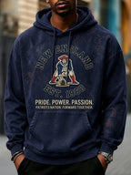 Men's Football Print Sweatershirt