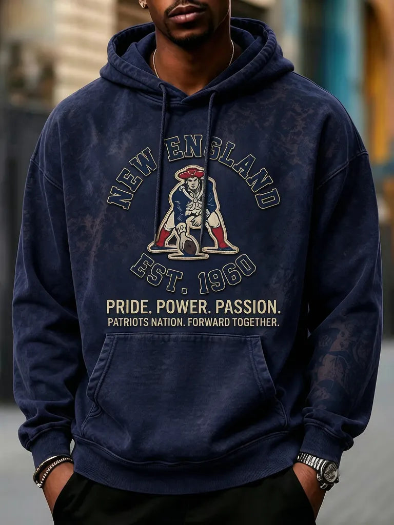 Men's Football Print Sweatershirt