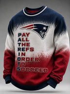 Men's Football Print Sweatershirt