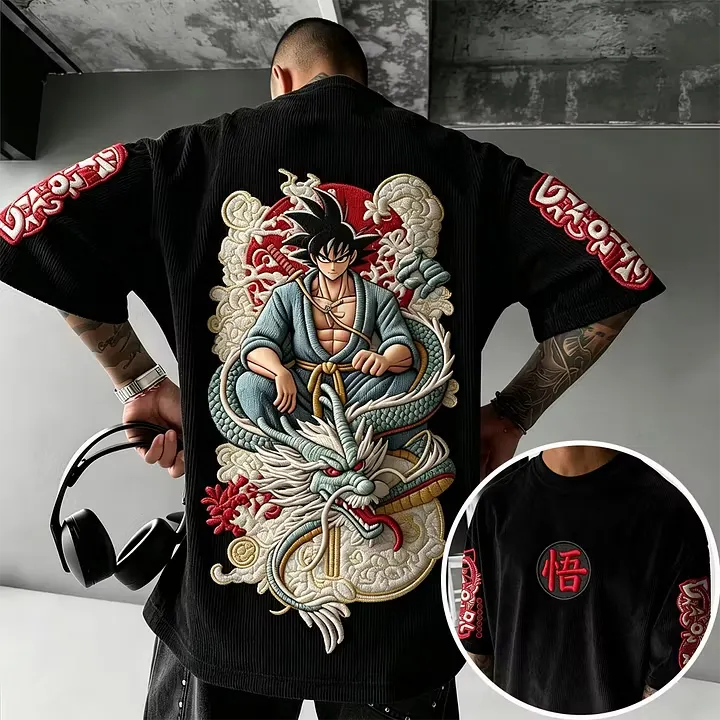 Unisex Anime Inspired Vintage T-Shirt