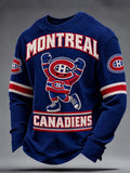 Men's Hockey Print Sweatshirt