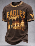Men's Music Print T‐Shirt