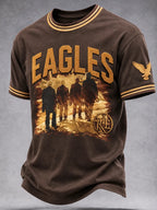 Men's Music Print T‐Shirt