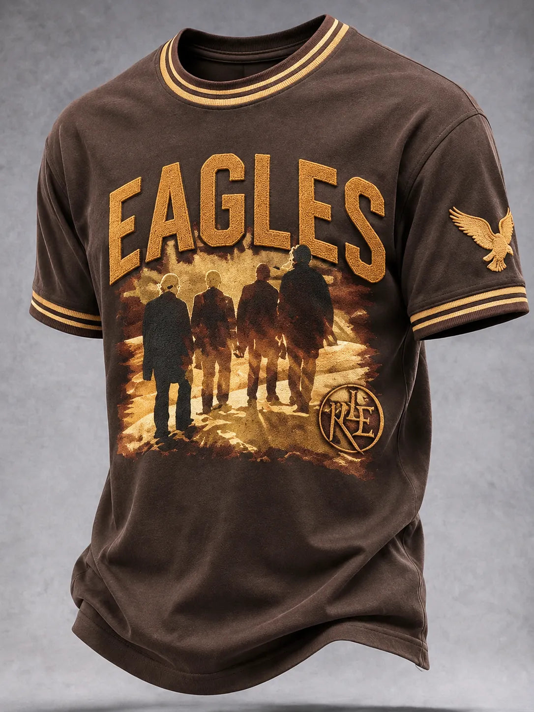 Men's Music Print T‐Shirt
