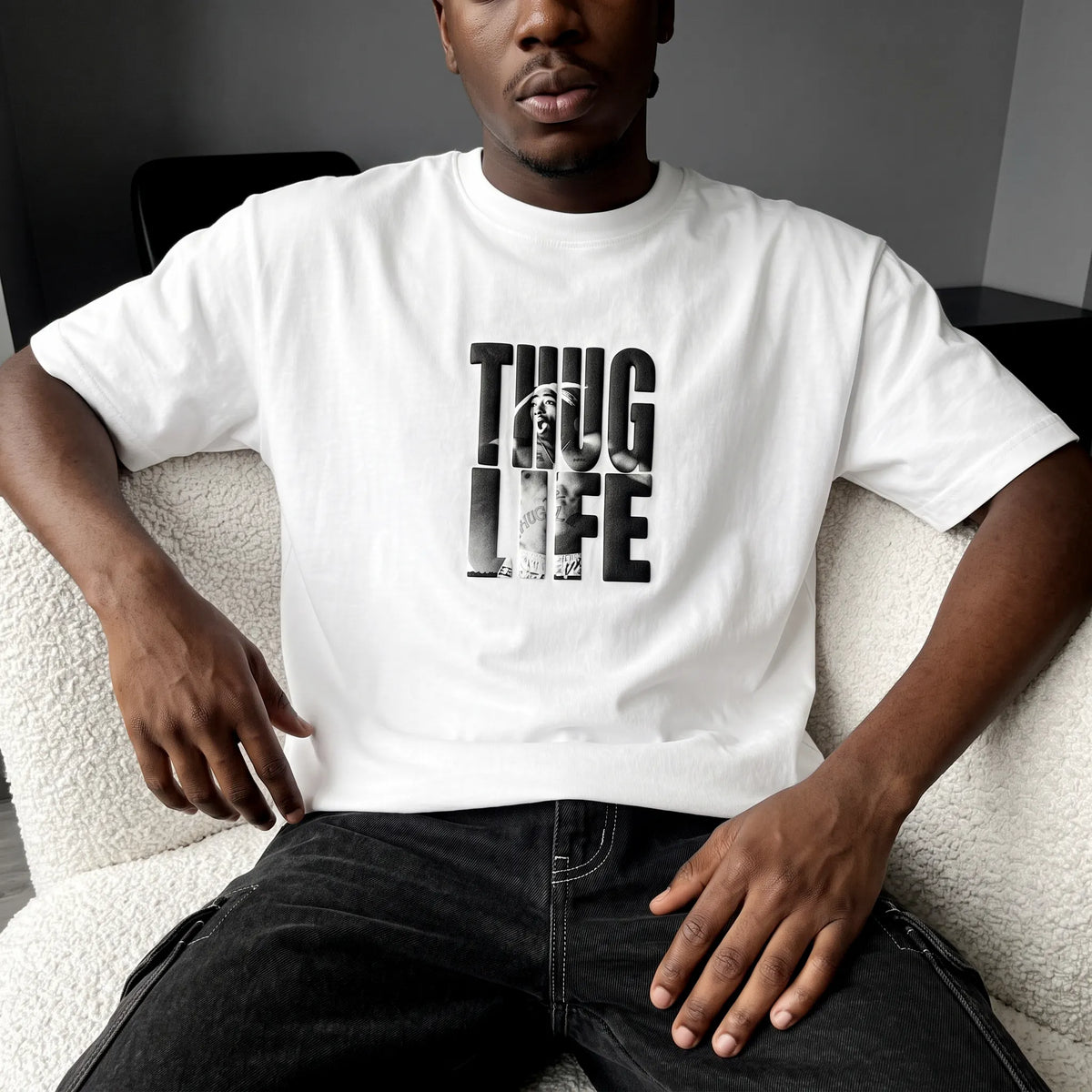 Unisex West Coast Legend Print Short-Sleeve T-Shirt