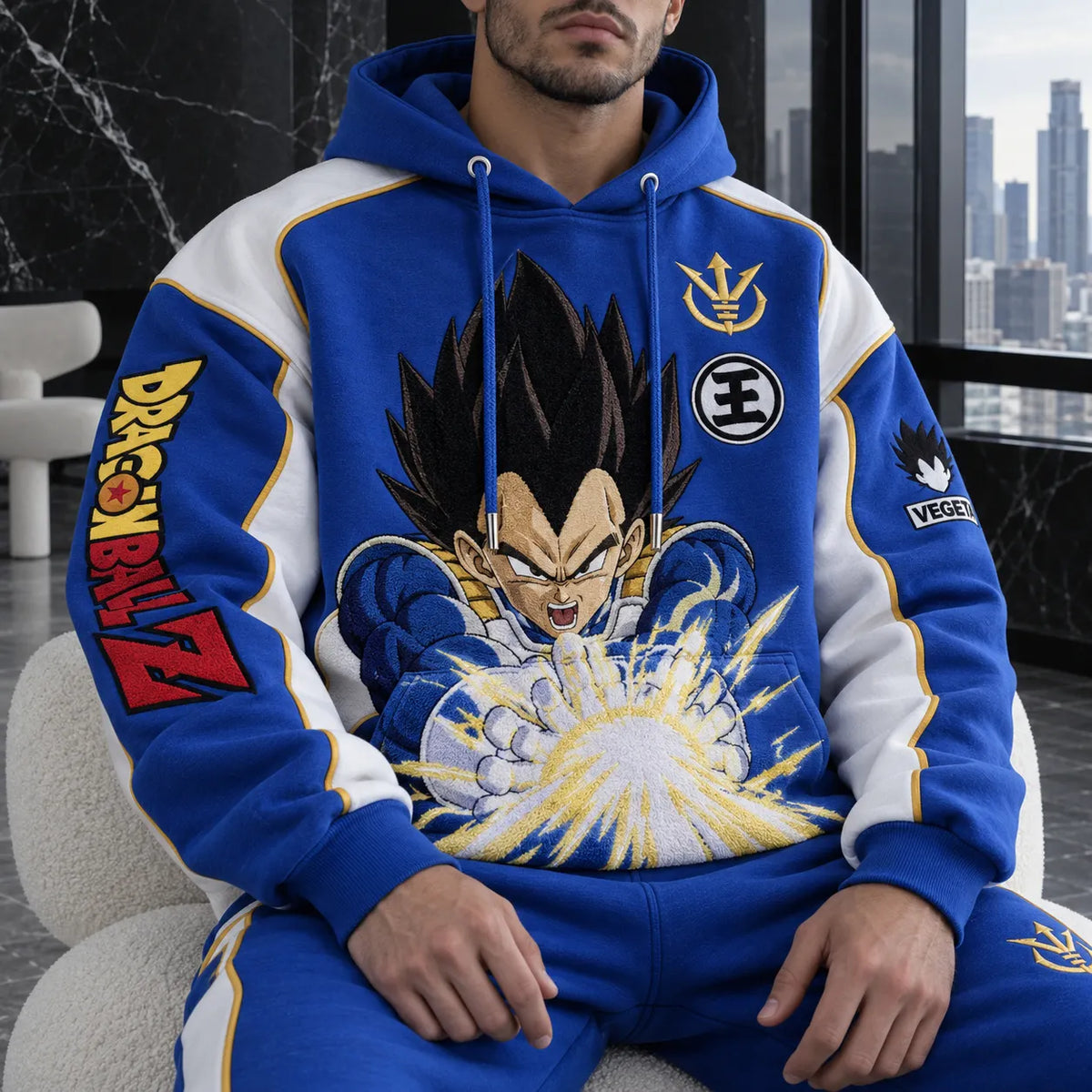 Unisex Oversized Casual Anime-print Hoodie