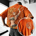 Unisex Anime-Style Retro Oversized T-Shirt