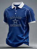Men's Football Short-Sleeve Polo Shirt