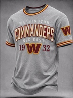 Men's Graphic Printed Football Top